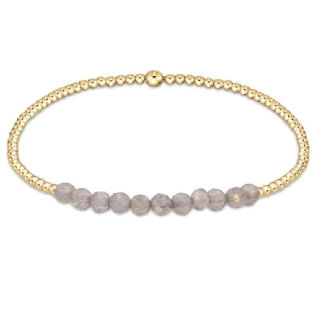 enewton Gold Bliss 2mm Bead Bracelet-Labradorite