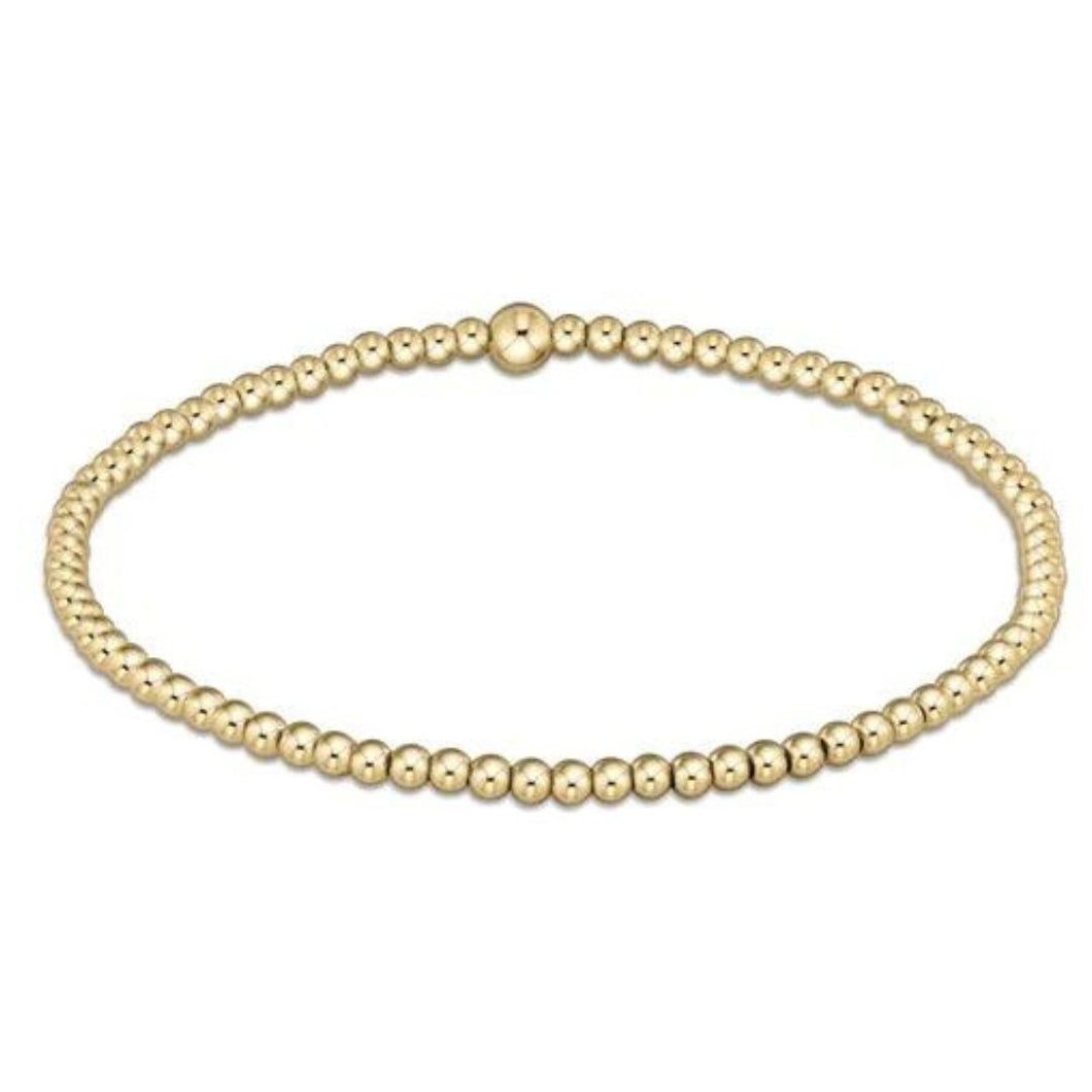 enewton 2.5 mm Classic Gold Bead Bracelet