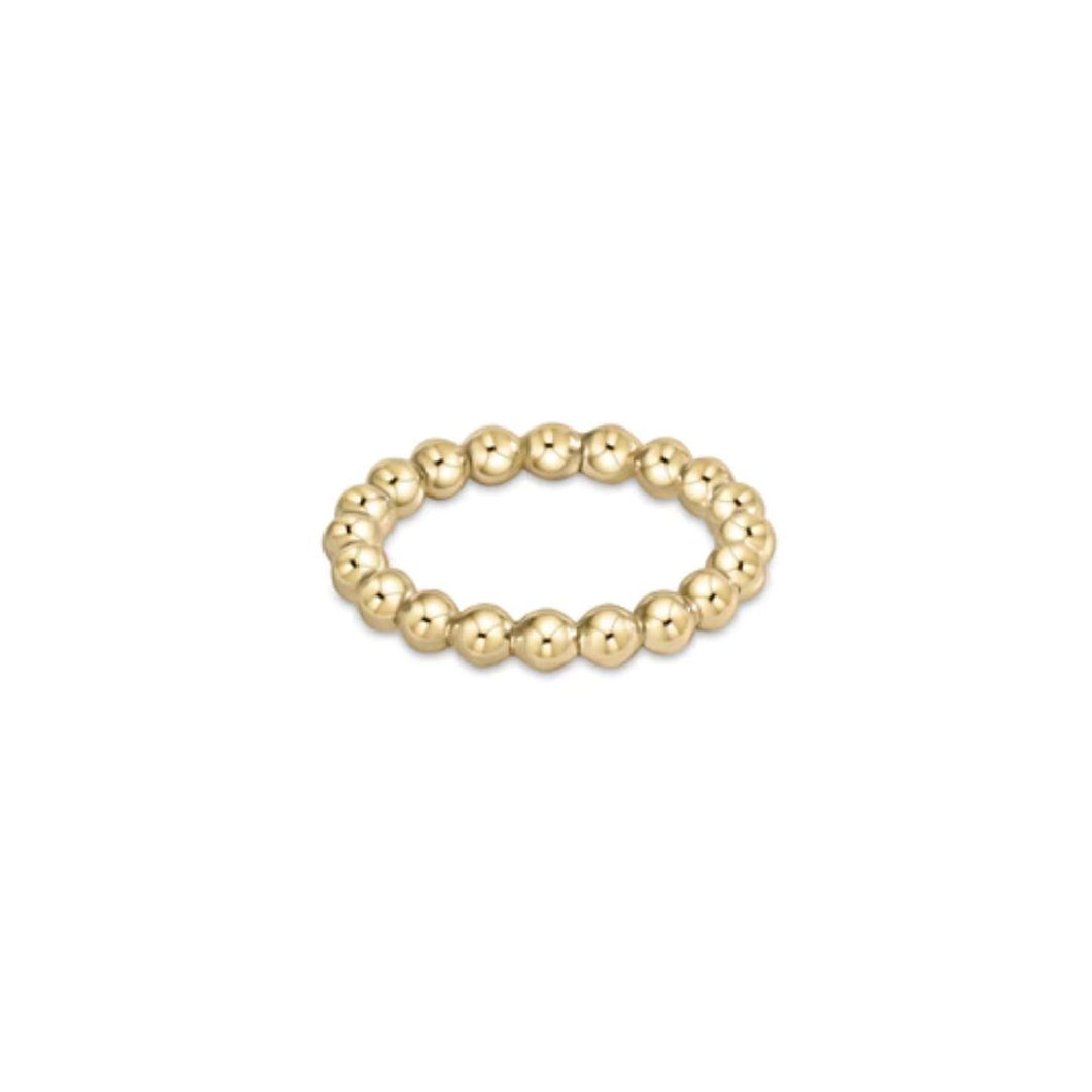 enewton Classic Gold 3mm Bead Ring-Size 8