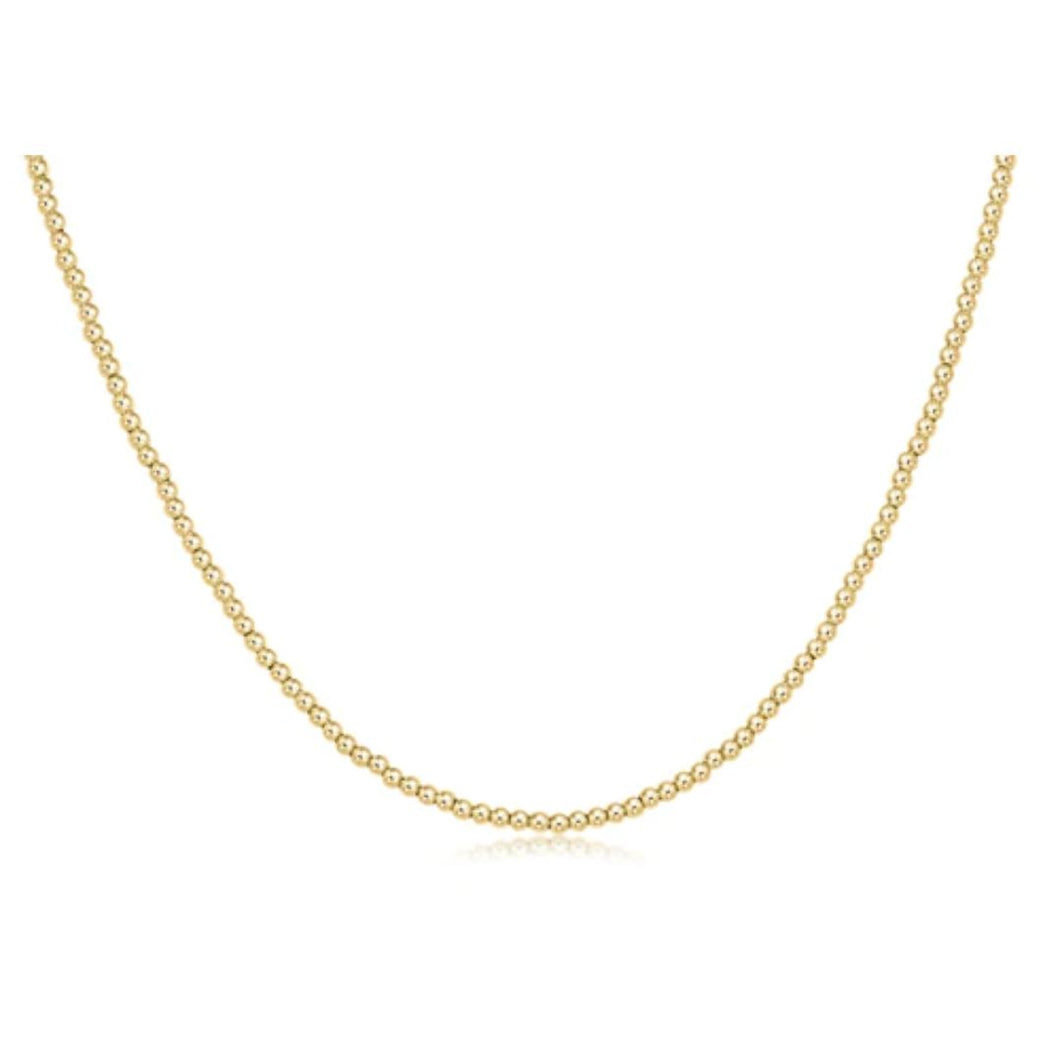 enewton Choker Classic Gold 2mm Bead