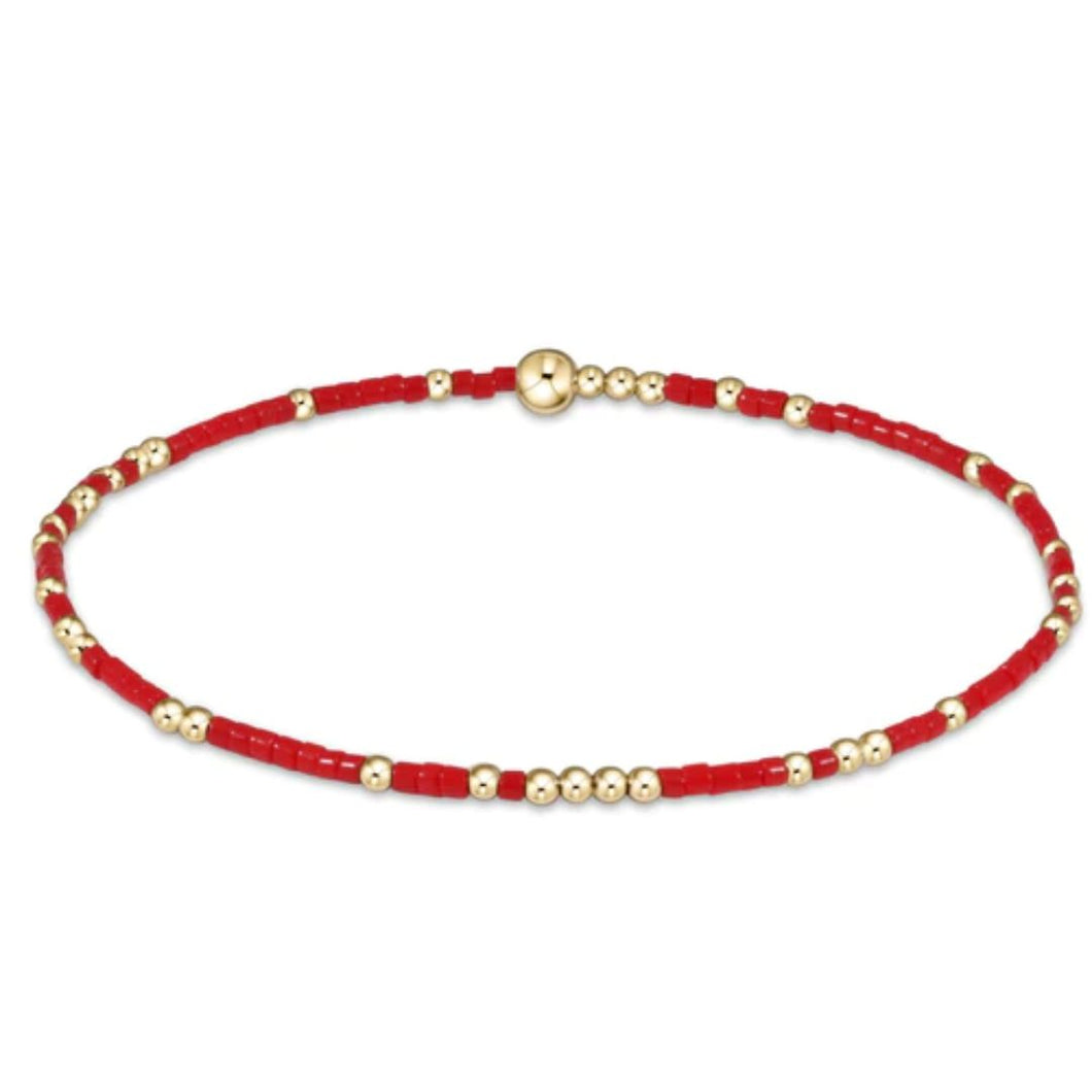 enewton Hope Unwritten Bracelet - Bright Red