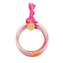 Load image into Gallery viewer, Budhagirl Carousel Pink All Weather Bangles, Set of 4 MEDIUM
