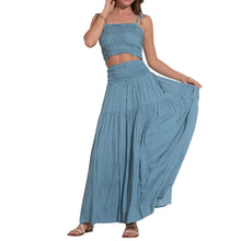 Load image into Gallery viewer, Smocked Waist Maxi Skirt
