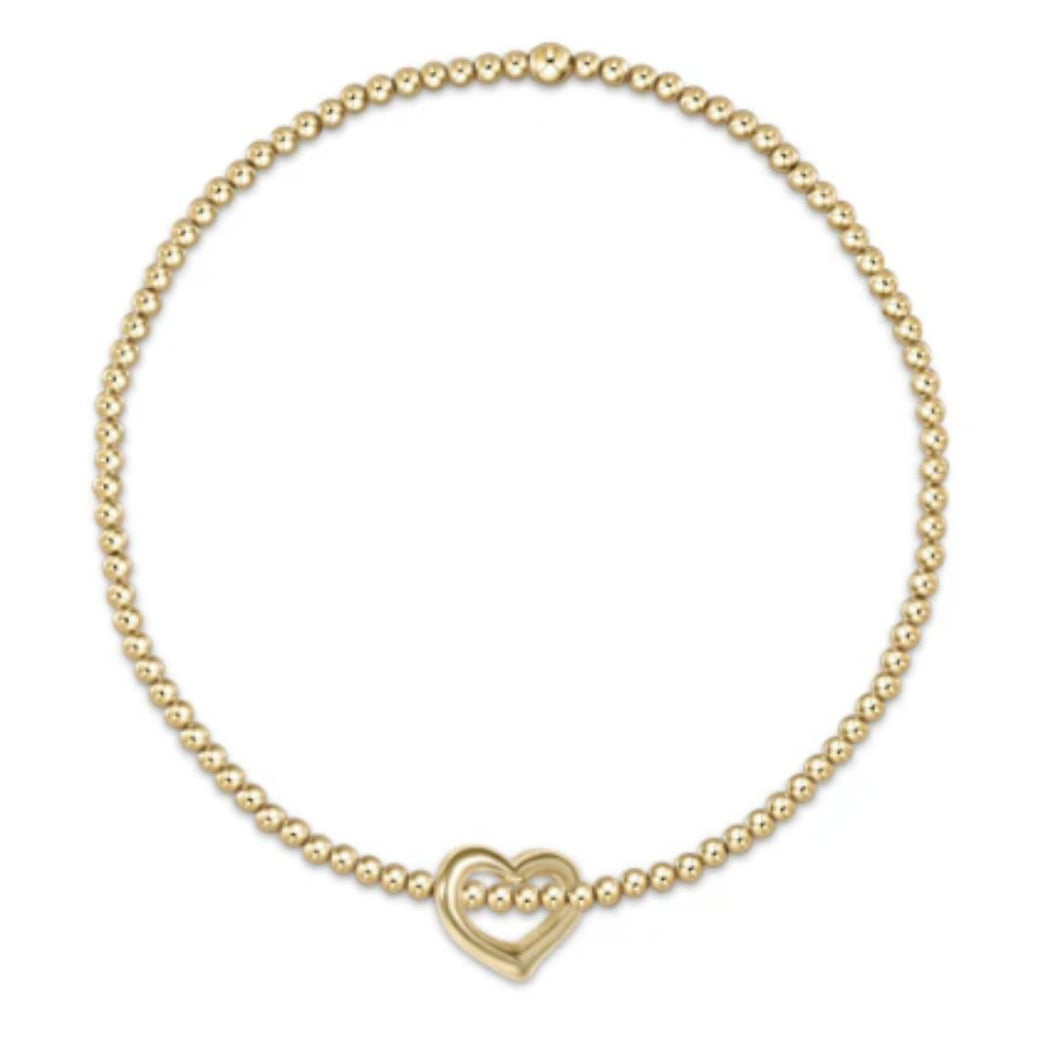 enewton Egirl Classic Gold 2mm Bead Bracelet-Love