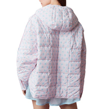 Load image into Gallery viewer, Flower &amp; Bow Print Puffer Pulloover Jacket
