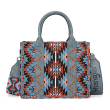 Load image into Gallery viewer, Wrangler Southwestern Pattern Dual Sided Print Tote-Crossbody
