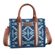 Load image into Gallery viewer, Wrangler Southwestern Print Small Canvas Tote-Crossbody
