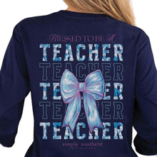 Load image into Gallery viewer, Simply Southern Teacher Bow Tee
