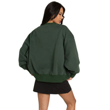 Load image into Gallery viewer, Gold Hinge Dark Green Wide Arm Sweatshirt
