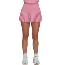 Load image into Gallery viewer, Gold Hinge True Pink Pleated Tennis Skirt
