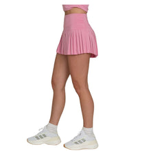 Load image into Gallery viewer, Gold Hinge True Pink Pleated Tennis Skirt
