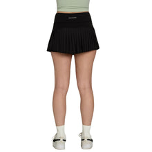 Load image into Gallery viewer, Gold Hinge Black Pleated Tennis Skirt
