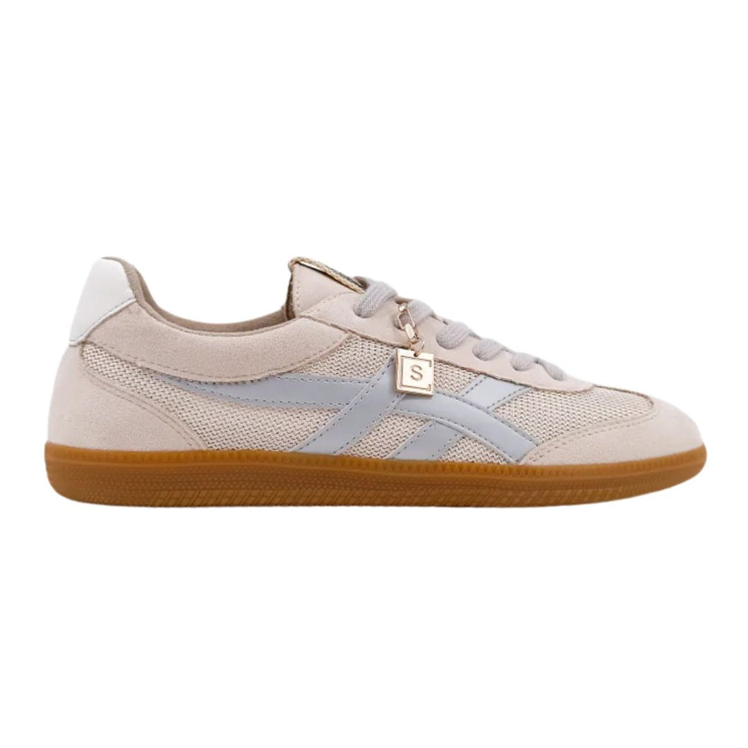 Sasha Beige Metallic Sneaker