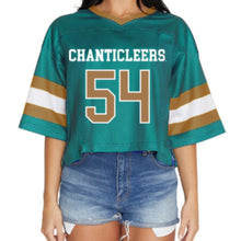 Load image into Gallery viewer, Coastal Carolina Cropped Football Jersey
