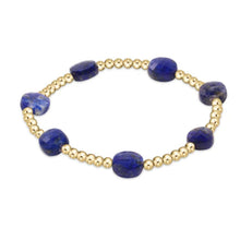 Load image into Gallery viewer, enewton Extends Admire Gold 3mm Bead Bracelet - Lapis
