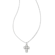 Load image into Gallery viewer, Kendra Scott Pearl Cross Short Pendant Necklace
