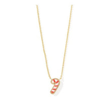 Load image into Gallery viewer, Kendra Scott Candy Cane Short Pendant Necklace
