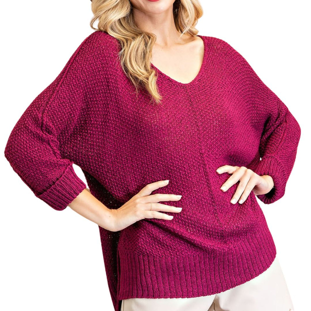 Lightweight Crew Neck Sweater