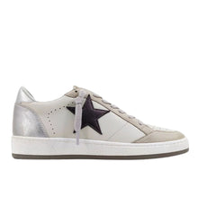 Load image into Gallery viewer, Shushop Paz Light Grey Star Sneaker
