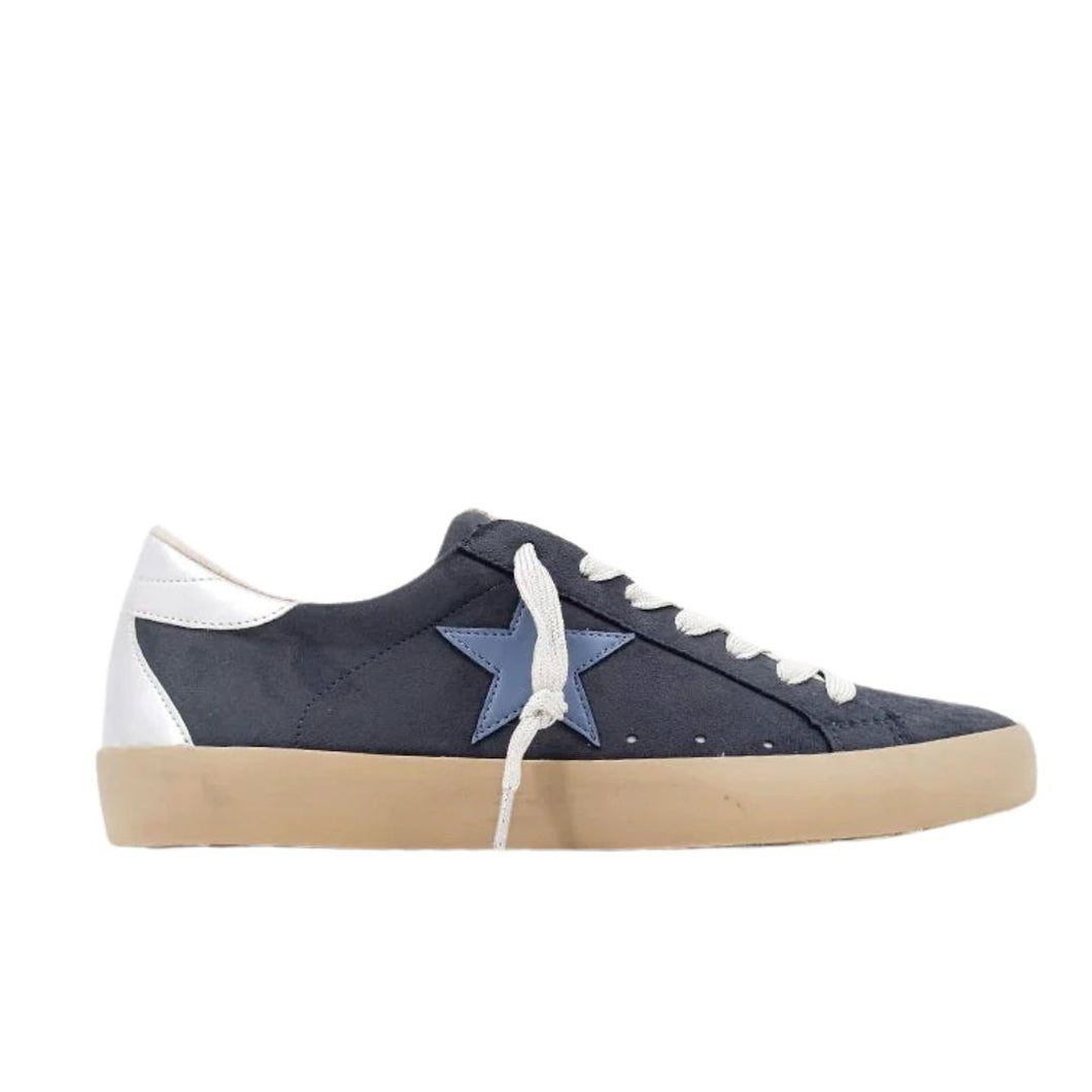 Shushop Paula Blue Suede Sneaker