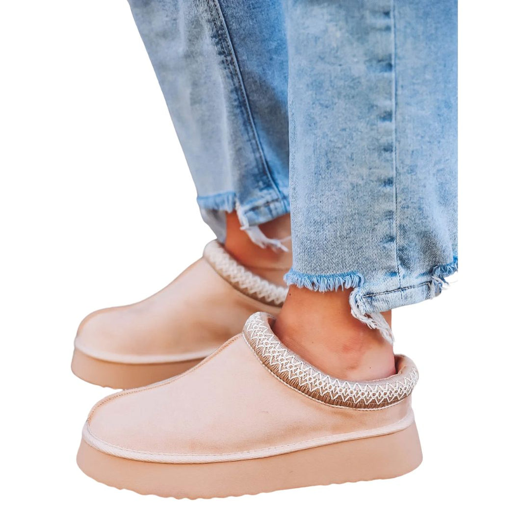 Mia Yndigo Platform Slipper Shoe