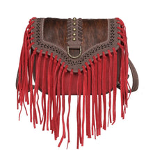 Load image into Gallery viewer, Wrangler Hair-On Cowhide Fringe Crossbody
