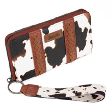 Load image into Gallery viewer, Wrangler Cow Print Wallet
