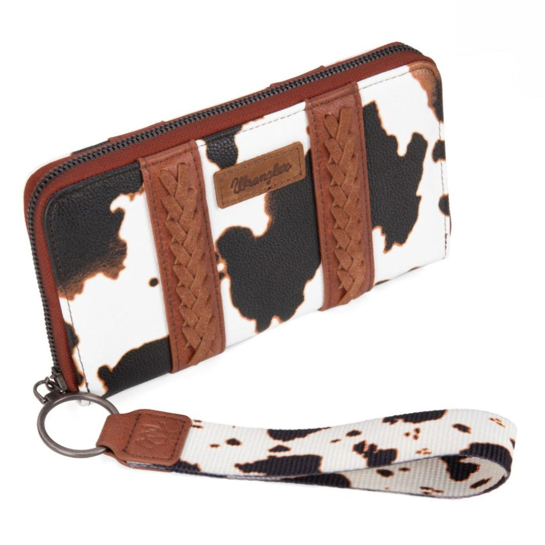 Wrangler Cow Print Wallet