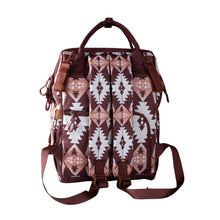 Load image into Gallery viewer, Wrangler Aztec Printed Callie Backpack-Brown
