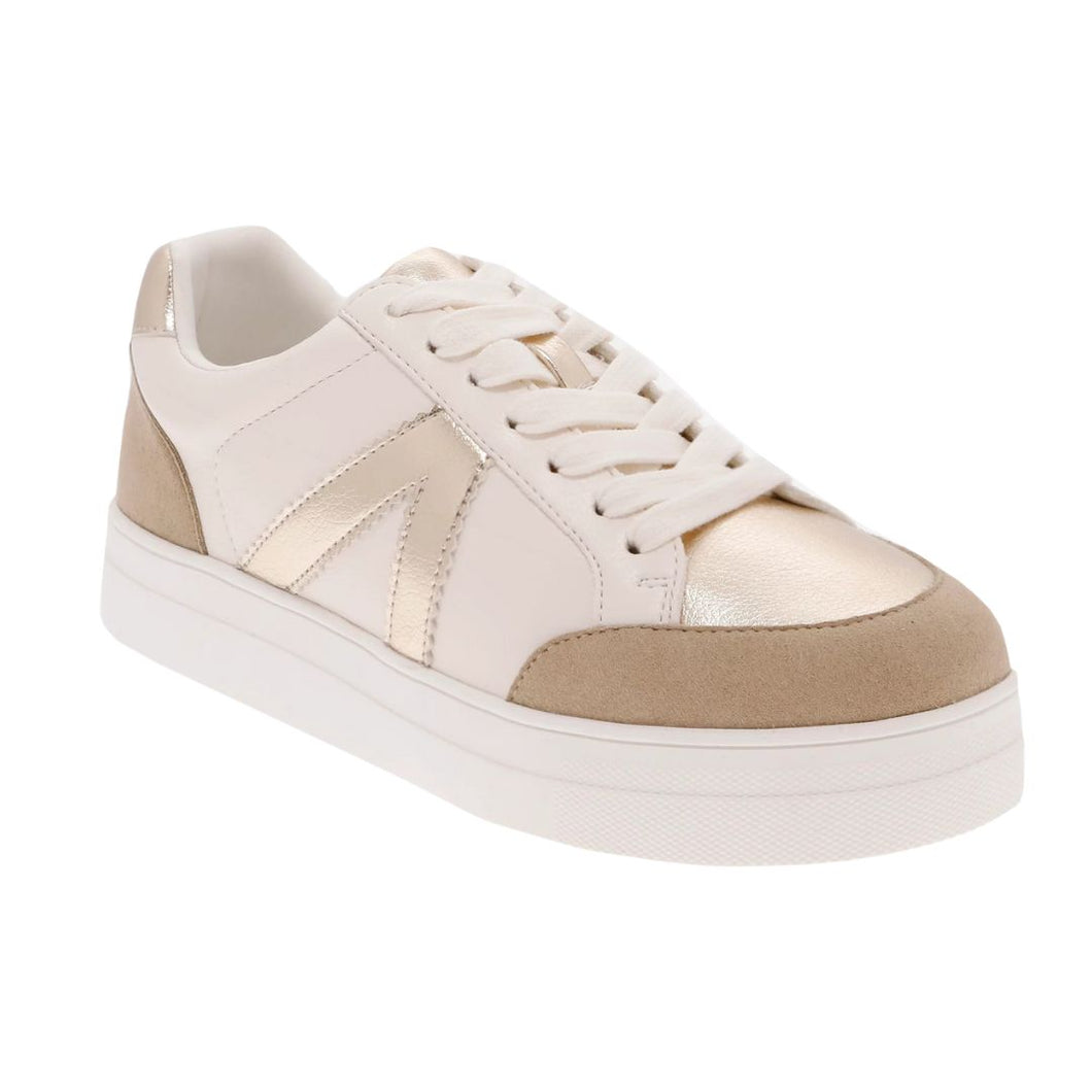 Mia Astra Gold Platform Sneaker