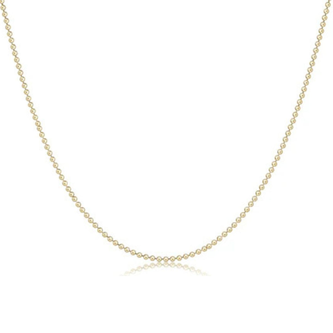 enewton 15'' Choker Classic Beaded Chain-Gold