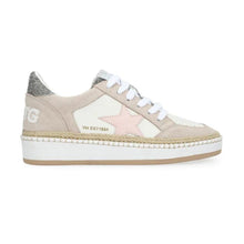 Load image into Gallery viewer, Vintage Havana Denisse 29 Beige &amp; Pink Star Sneaker
