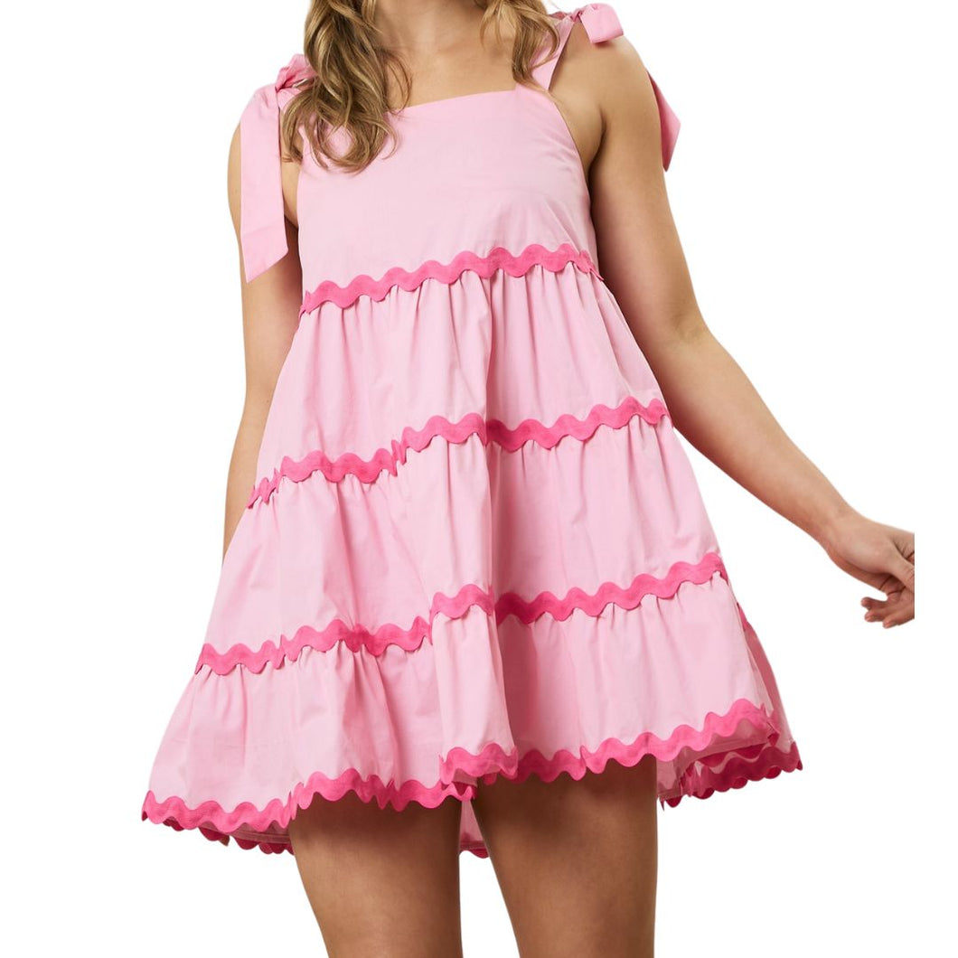 Pretty in Pink Ric Rac Dress
