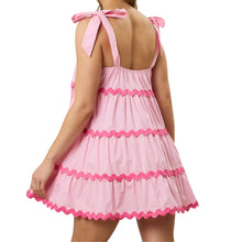 Load image into Gallery viewer, Pretty in Pink Ric Rac Dress
