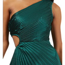 Load image into Gallery viewer, Pleated One Shoulder Maxi Dress
