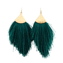 Load image into Gallery viewer, Triangle Tassel Earring
