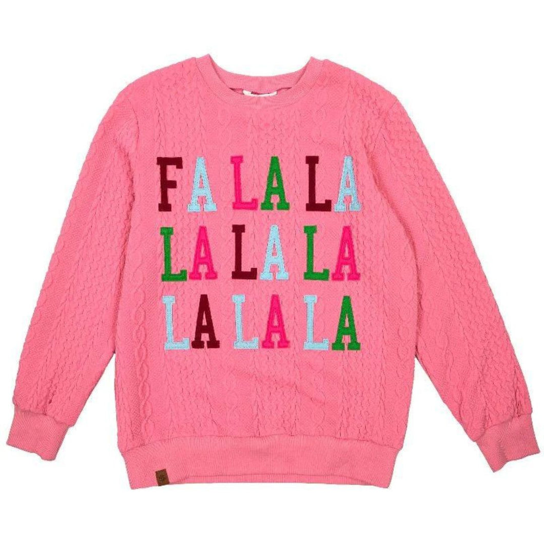 YOUTH Simply Southern Falala Braided Sweater